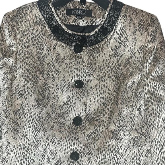 Kasper Cocktail Blazer Gold Size 8 - Picture 3 of 6